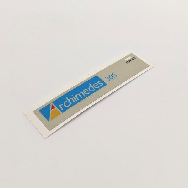 Acorn Archimedes A300 series case badge