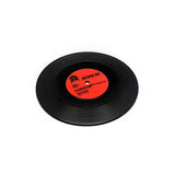 Mini vinyl record coasters - 90s rave