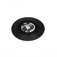 Mini vinyl record coasters - 90s rave