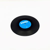 Mini vinyl record coasters - 90s rave