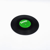 Mini vinyl record coasters - 90s rave