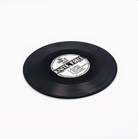 Mini vinyl record coasters - 90s rave