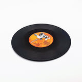 Mini vinyl record coasters - 90s rave