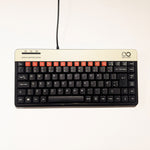 Console8 keyboard decals - beige & red