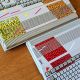 Amiga A500 "New Art" replica decal set