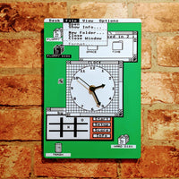 Atari ST GEM large wall clock