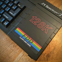 ZX Spectrum +3 disk drive label