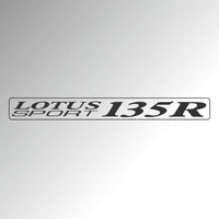 Lotus Sport 135R decal