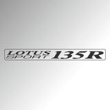 Lotus Sport 135R decal