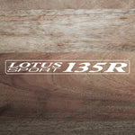 Lotus Sport 135R decal