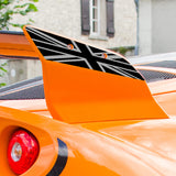 Lotus Exige (later S2) "GT4" wing Union Jack Spoiler Decals