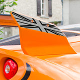 Lotus Exige (later S2) "GT4" wing Union Jack Spoiler Decals