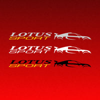 LOTUS SPORT decal (horizontal version)