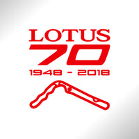 LOTUS 70 celebration decal