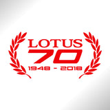 LOTUS 70 celebration decal - wreath design