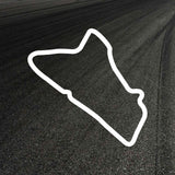 Abingdon Circuit Outline decal