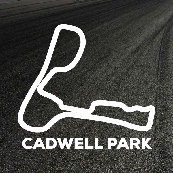 Cadwell Park Circuit Outline decal