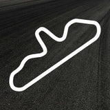 Dijon-Prenois Circuit Outline decal