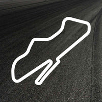 Donington Circuit Outline decal