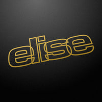 "elise" 80s style retro decal