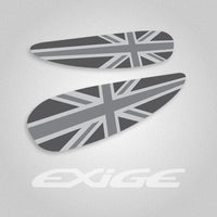 Lotus Exige S1 Union Jack Spoiler End Plate decals