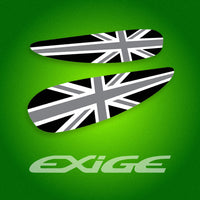 Lotus Exige S1 Union Jack Spoiler End Plate decals