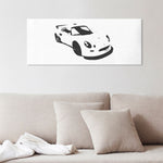 Exige S1 silhouette canvas art