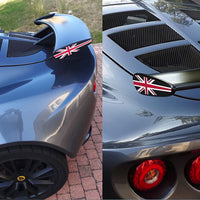 Union Jack (FACTORY) Lotus Exige S2 Wing / Spoiler end decals