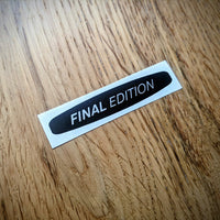 S3 Elise / S3 Exige / 3-Eleven / Europa / FINAL EDITION logo side repeater sticker