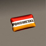 FONDMETAL 3D domed mini-badge