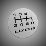 6-speed gear knob change pattern sticker - Honda Elise S1