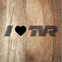 "I ♥ TVR" slogan