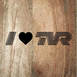 "I ♥ TVR" slogan