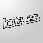 "lotus" 80s style retro decal