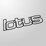 "lotus" 80s style retro decal