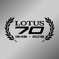 LOTUS 70 celebration decal - wreath design