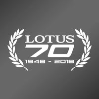 LOTUS 70 celebration decal - wreath design