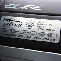 TVR Build Plaque / Plate - personalised / customisable