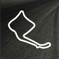 Oulton Park Circuit Outline decal