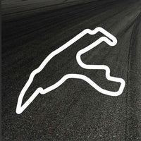 Spa Francorchamps Circuit Outline decal