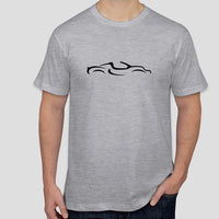 Classic Lotus Elise S1 silhouette line-drawing t-shirt