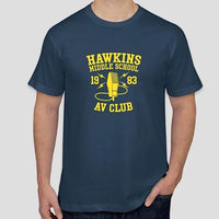 "Hawkins Middle School AV Club" t-shirt (inspired by Stranger Things)