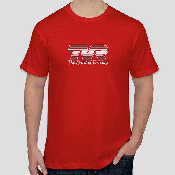 TVR "The Spirit of Driving" slogan t-shirt