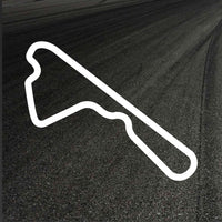 Teeside Autodrome Circuit Outline decal