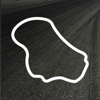 Thruxton Circuit Outline decal